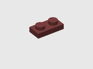LEGO0 Brick 1x2 plate - 3023 / 28653