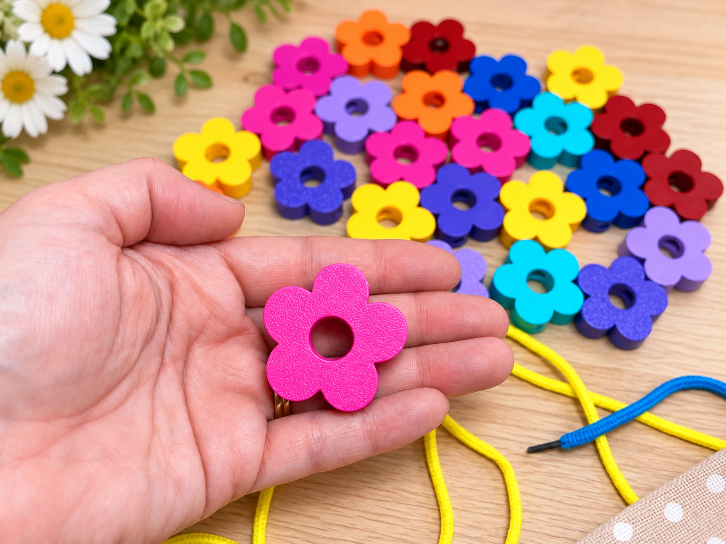 Flower Threading Beads - 1
