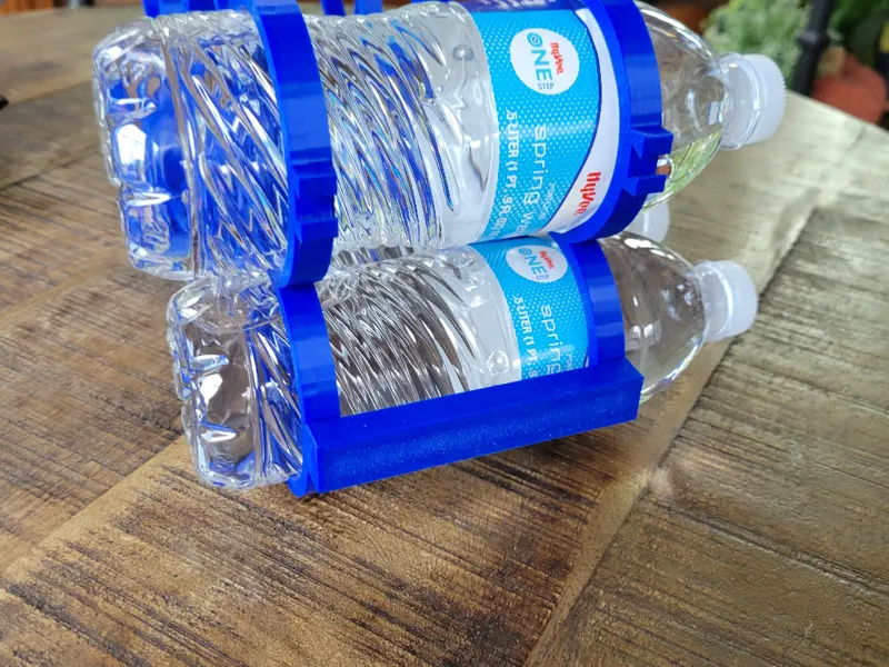 Water Bottle Caddy with Rails