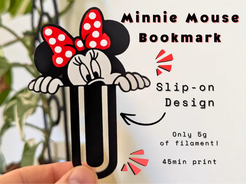 Minnie Mouse Bookmark