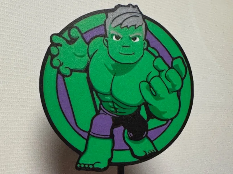 Hulk cake topper