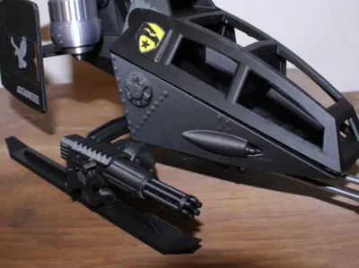 G.I. Joe Skyhawk with Gattling Gun