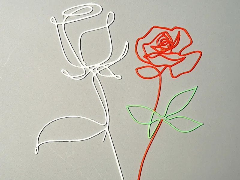 string flower