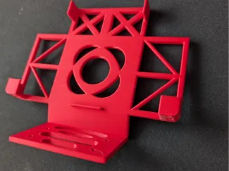 Fixed phone stand screwable to table