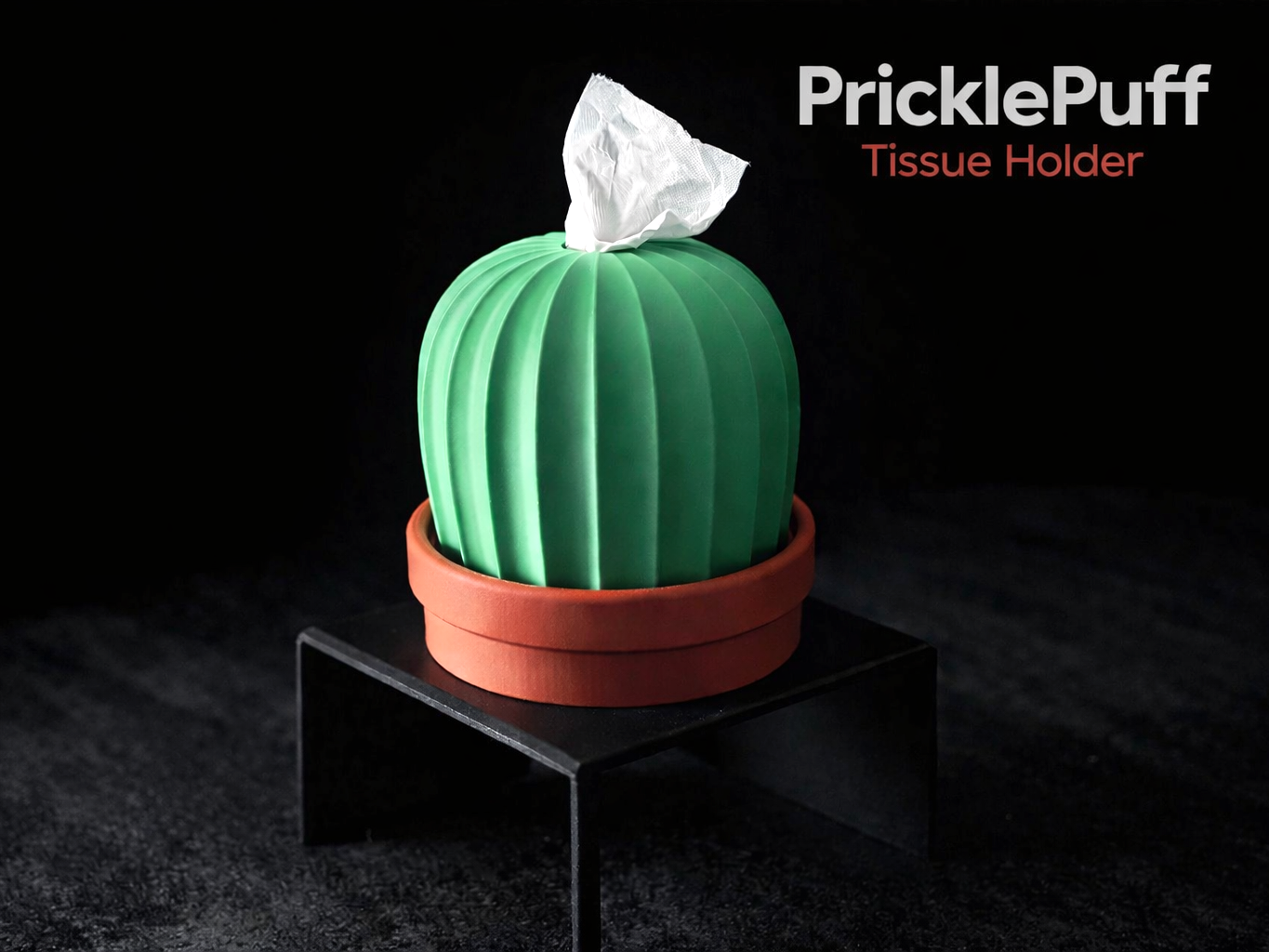 PricklePuff - Cactus Tissue Holder