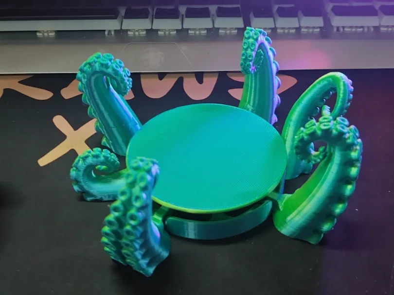 Miniatura 1 do modelo 3D 万圣节-克苏鲁风可抓握杯垫
