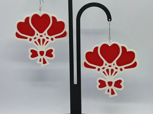 Pendientes Latido Rojo