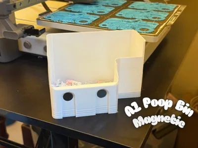 A1 Magnetic Filament Poop Bin