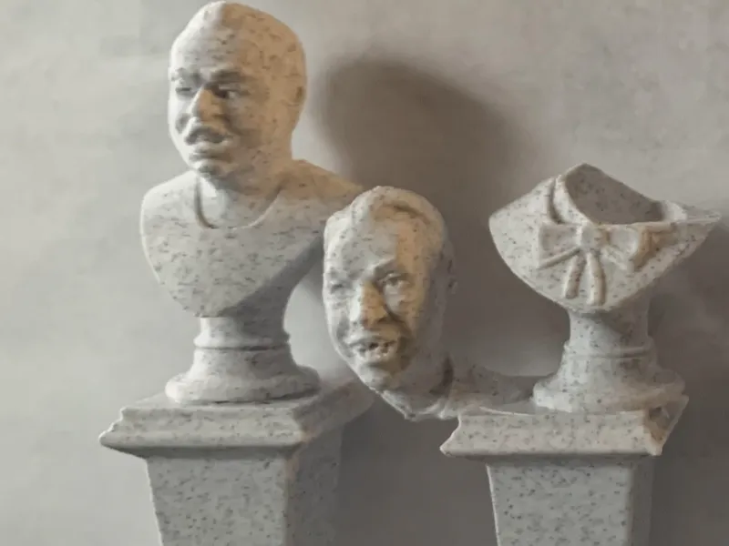 Haunted Ghost Singing Statues