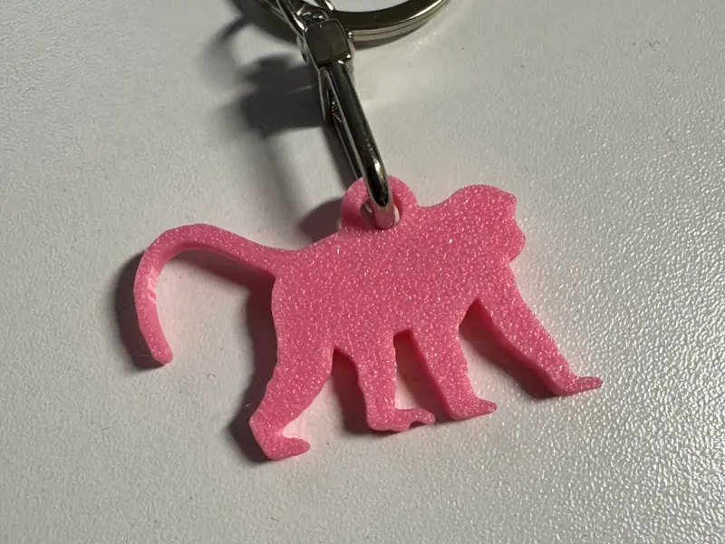 Cute Monkey Keychain 