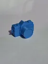 Single color keychain
