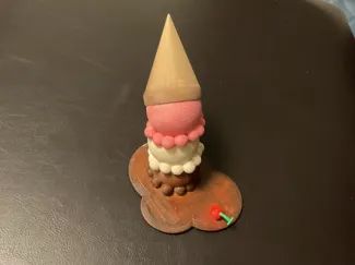 Upside Down Ice Cream Cone