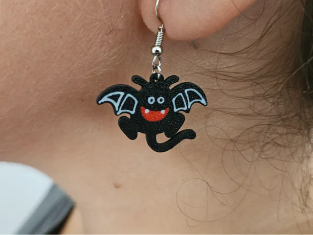 Bat Halloween Earrings