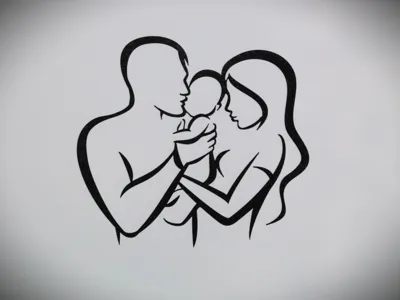 Newborn family wall art