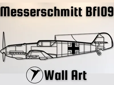 Messerschmitt Bf109 Wall Art