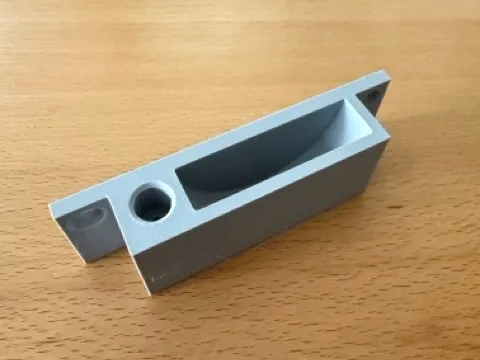 Holder for 1/4" router table lead pin and plates