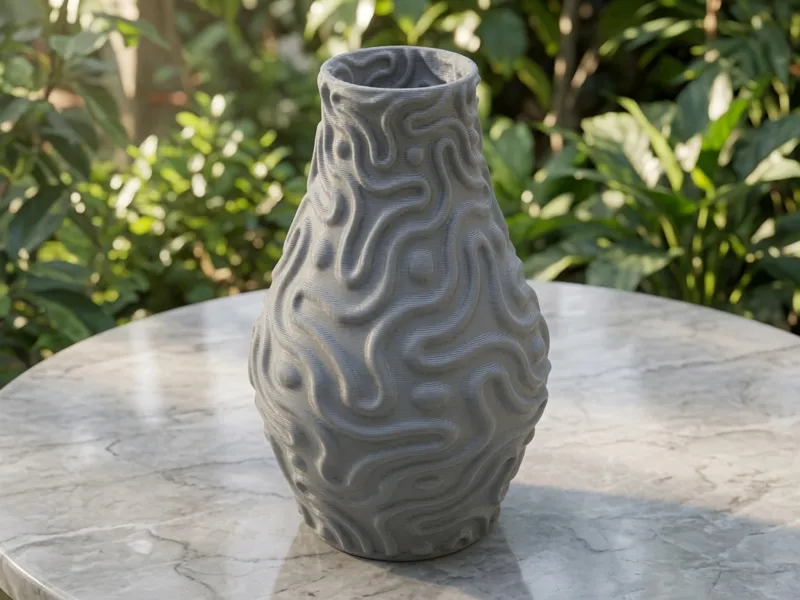 Organic Wavy Vase