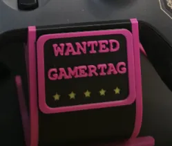 Letrero o emblema decorativo: GTA VI Customizable WANTED Nameplate — vista de referencia 5