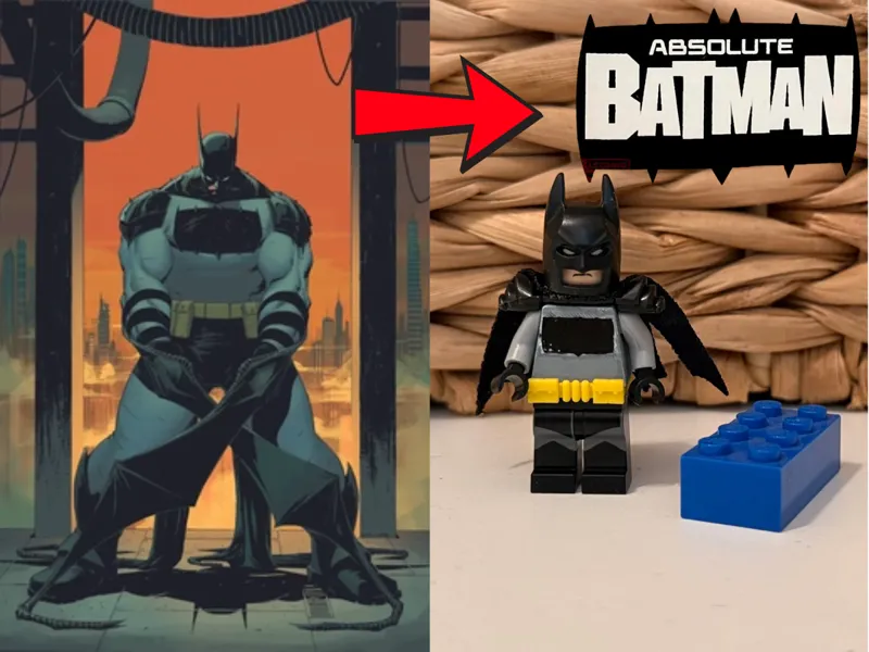 Brick Absolute Batman Minifigure