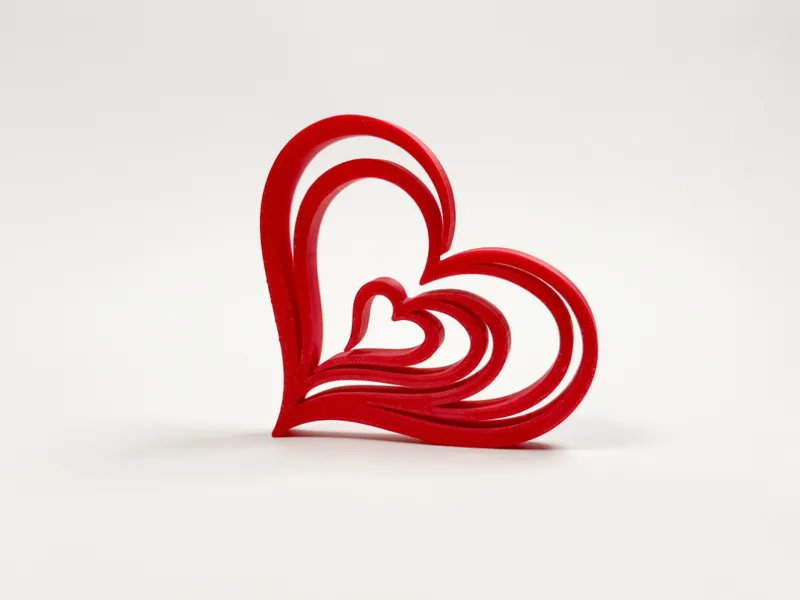 Fine Heart - Valentine minimal