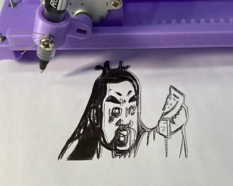 mini CNC 绘图仪/写字机器人