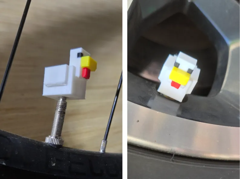 Minecraft Chicken - Valve Cap