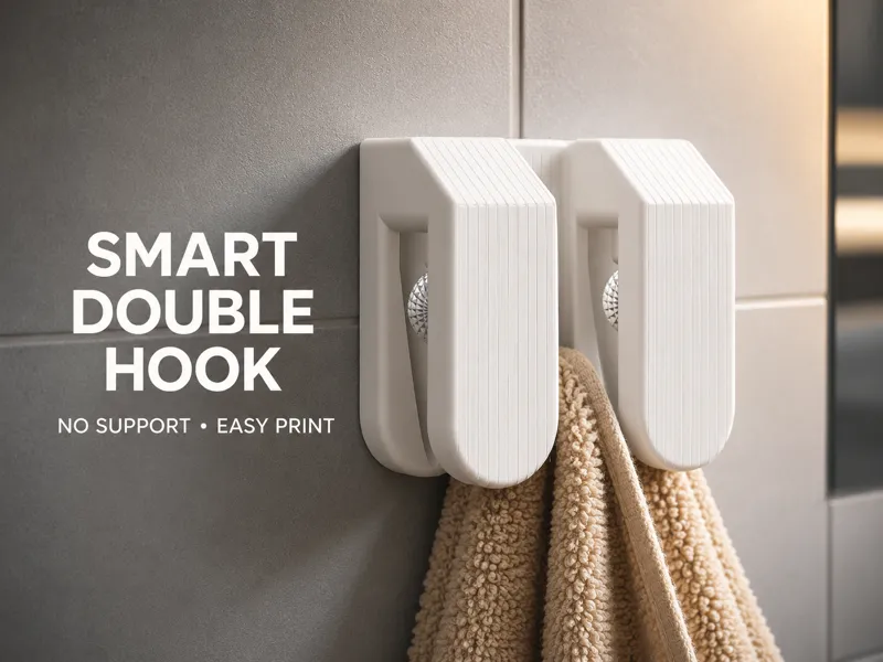 Minimalist Smart Double Wall Hook
