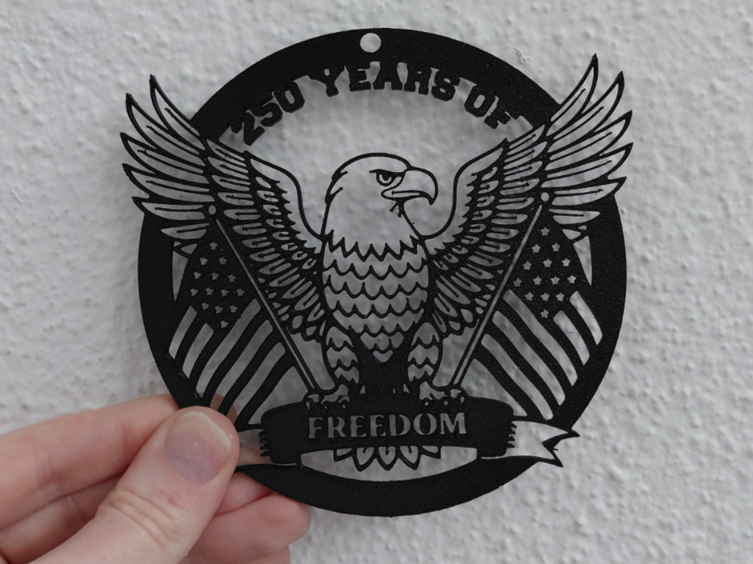 “250 Years of Freedom” USA Eagle Wall Art