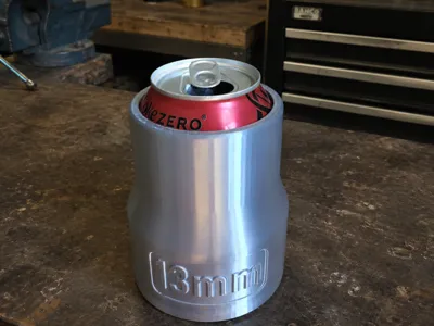 Slim Socket Koozie with or without handle