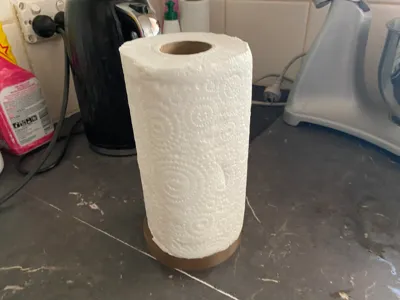 upright paper towel holder