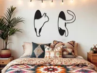 Chat portail - décoration murale interdimensionnelle — photo 3