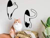 Chat portail - décoration murale interdimensionnelle — photo 1