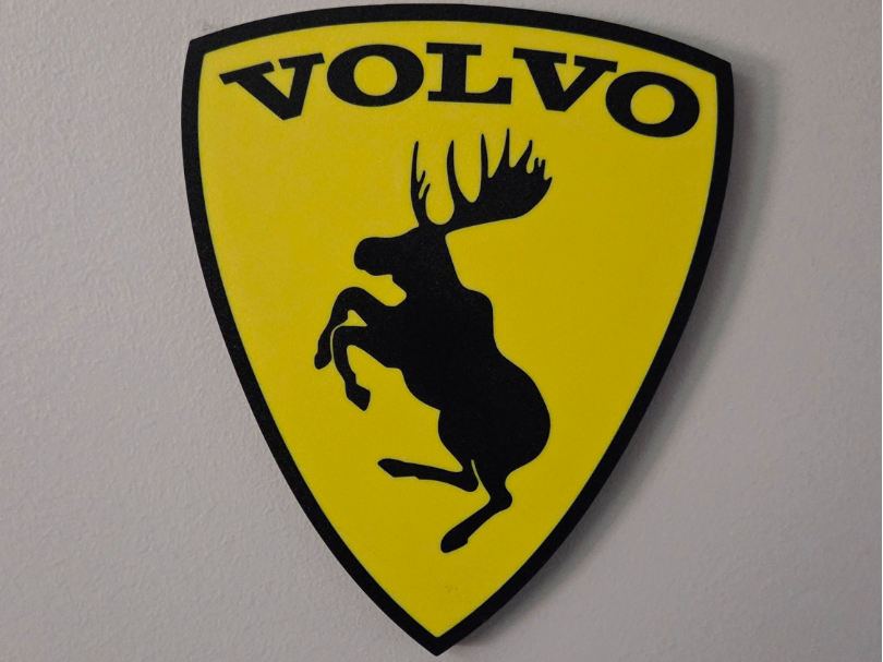 VOLVO Prancing Moose Wall Sign