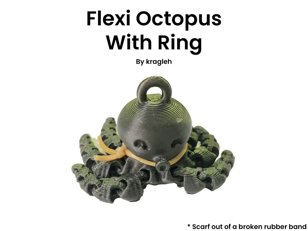 Poulpe flexible articulé (porte-clés)