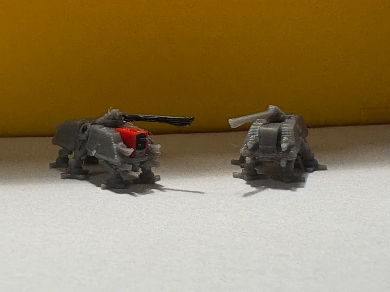 STAR WARS Mini AT-TE Walker (Moving Cannon!)