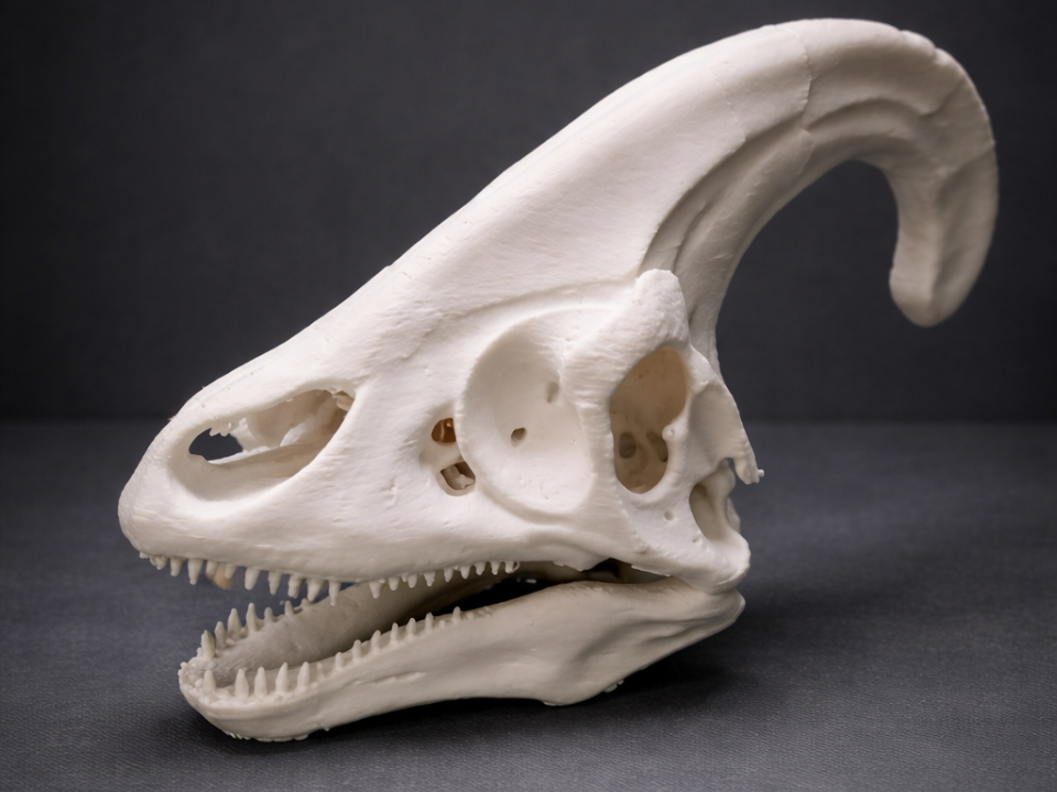 Parasaurolophus Schädel (Dinosaurier Fossil)