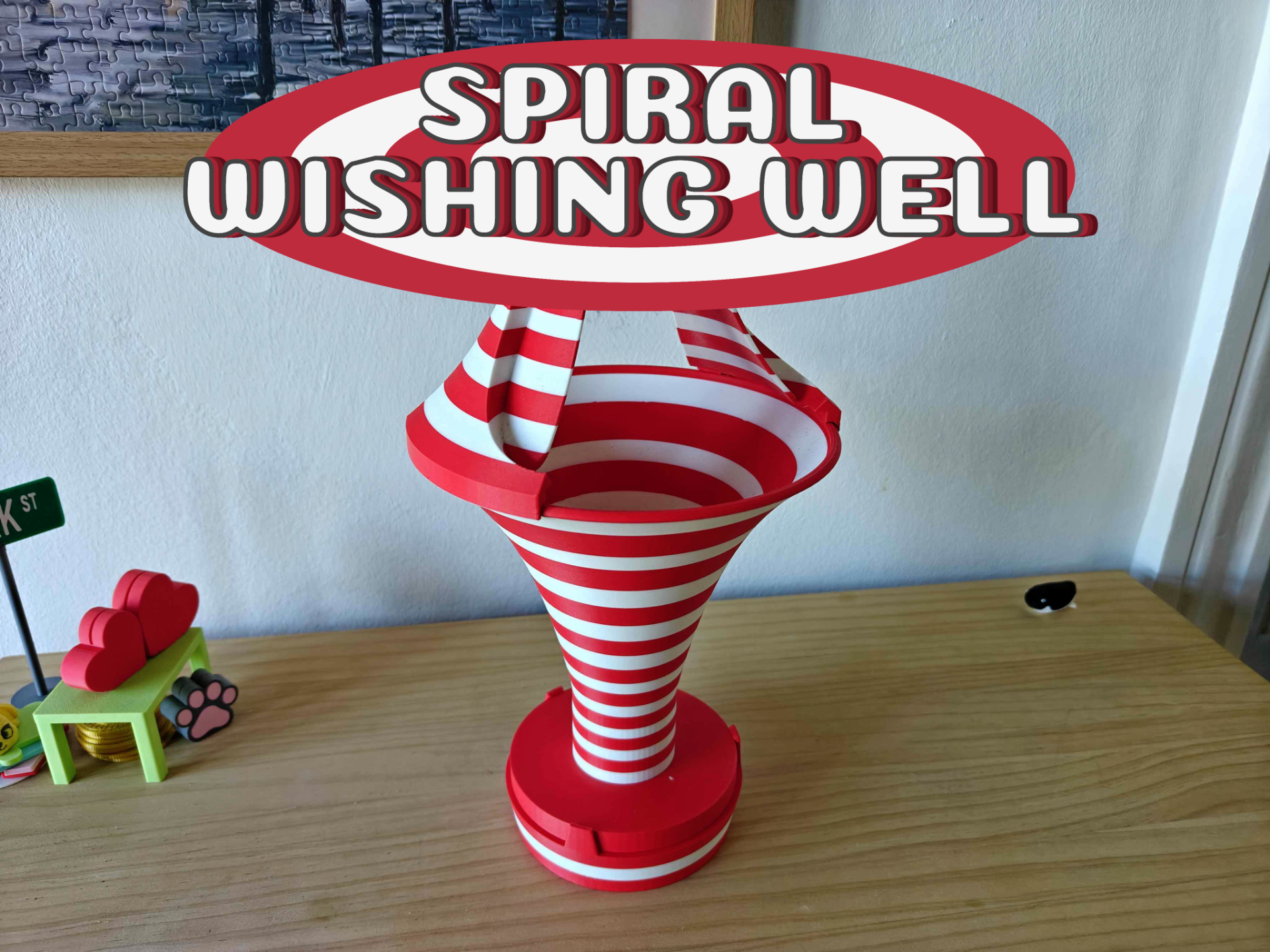 Festive Spiral Wishing Well - Coin Funnel Vortex - 1