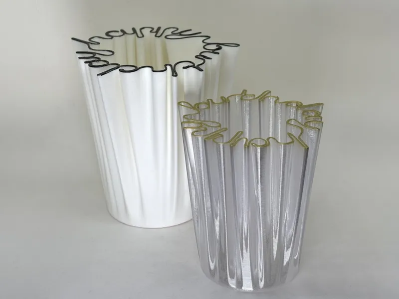 "Happy Birthday" Sentiment Vase (cursive)