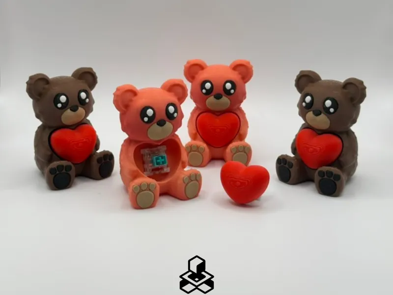 Valentine Teddy Bear Clicker
