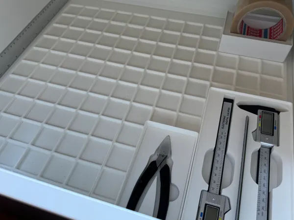 Plaque de base Gridfinity pour tiroir IKEA PLATSA