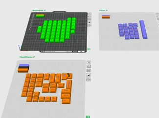 Danish DSA 75% ISO/Ansi Keycap set