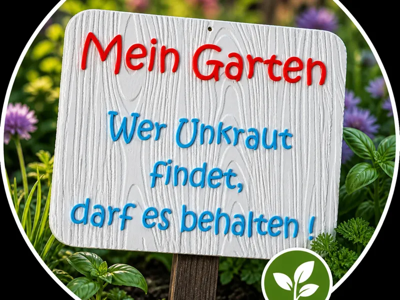 Mein Garten – dekoratives Gartenschild