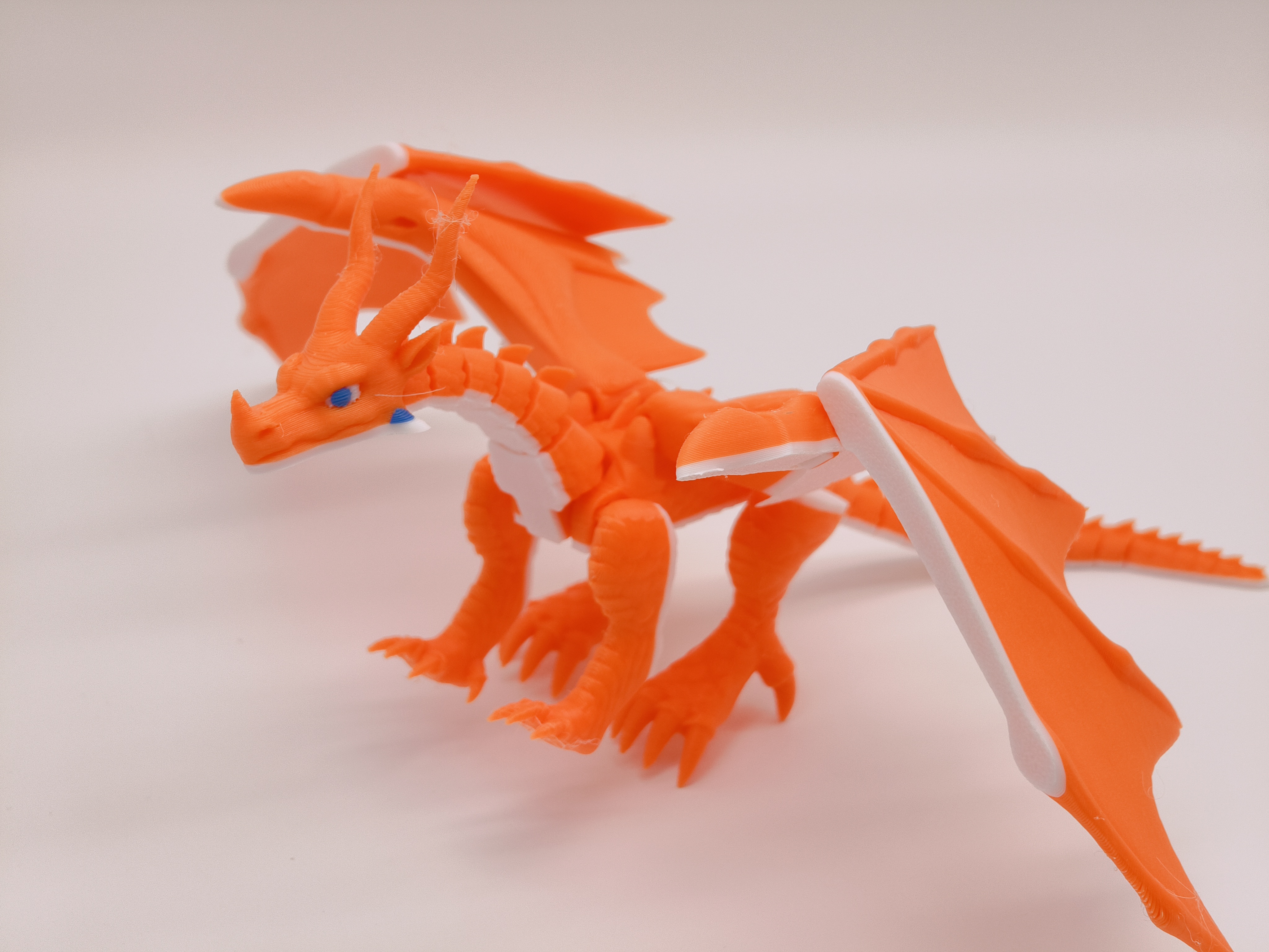 Miniatura 1 do modelo 3D 天翼飞龙，翅膀加大，MINI可打，少量支撑