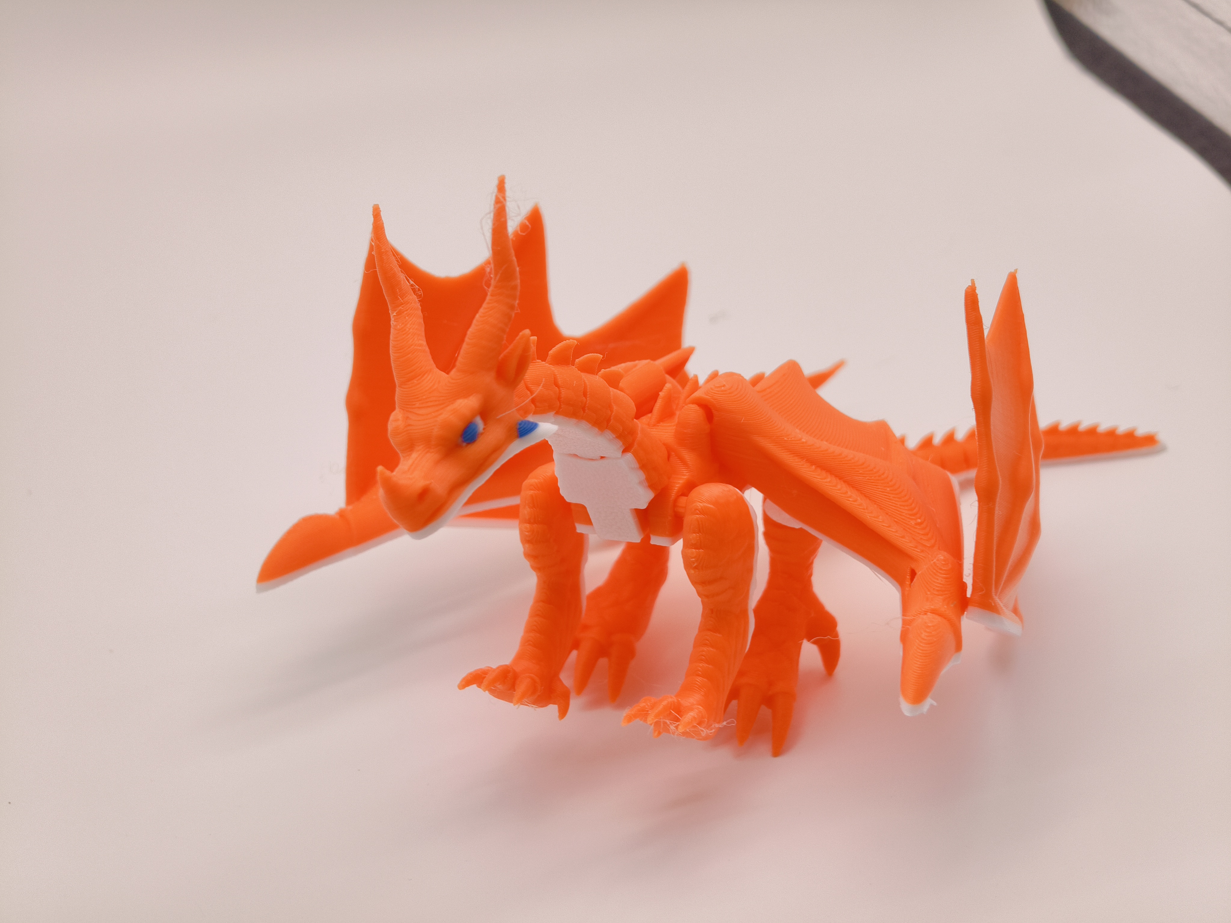Miniatura 3 do modelo 3D 天翼飞龙，翅膀加大，MINI可打，少量支撑