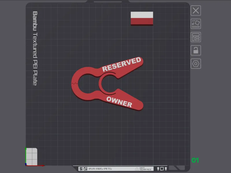 Towel Clip - RESERVED OWNER