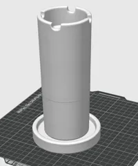The Last Cigarette - White 0.2mm layer, 2 walls, 10% infill
