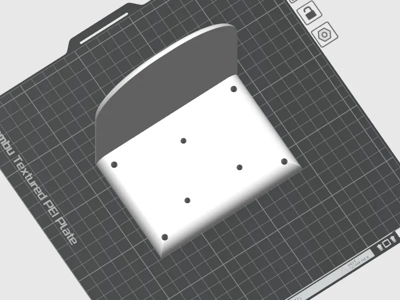 Camera mount with roof - design for Annke Camera 
