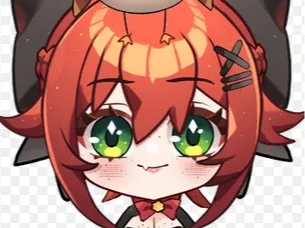lalla waffle streamer vtuber  chibi