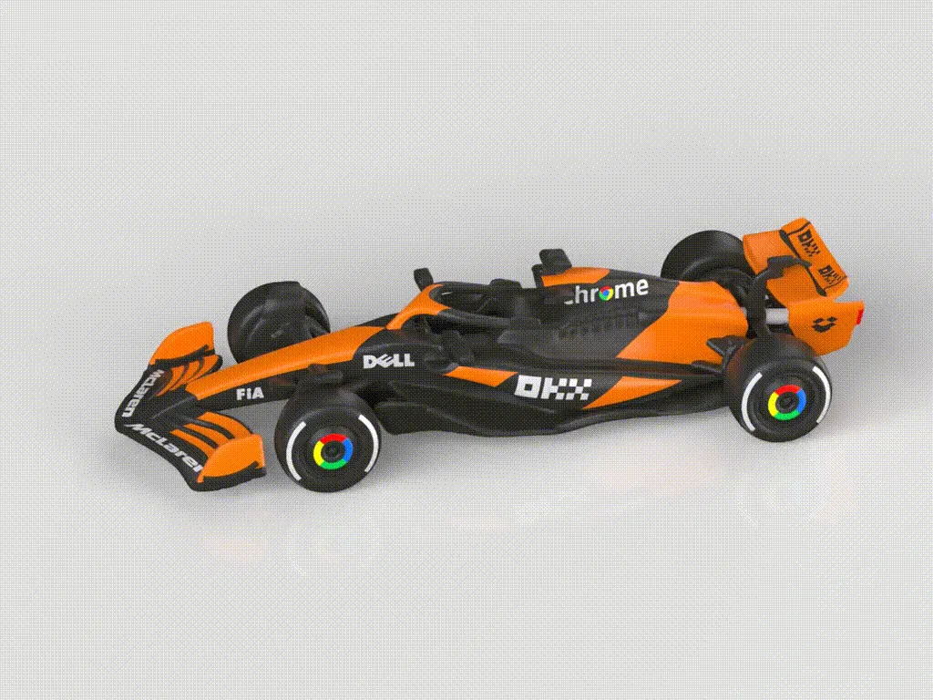【McLaren】迈凯伦2024款F1赛车 MCL38涂装 2024赛季冠军车 组装/轮胎可动 view 2