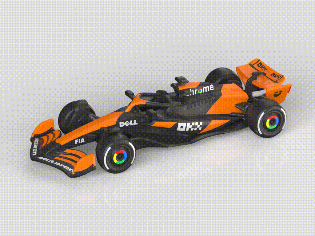 【McLaren】 McLaren F1 Yarışı MCL-38 2024 Boya 1/32 Gövde